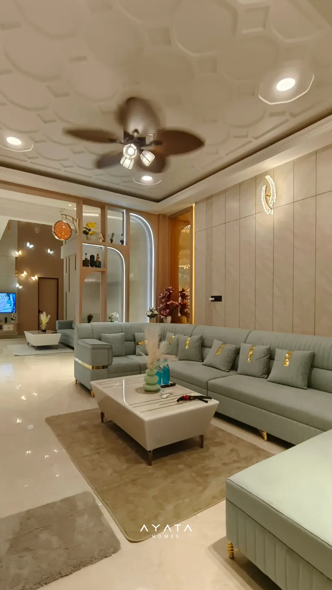 Modern Living Room 2 by Ayata Homes